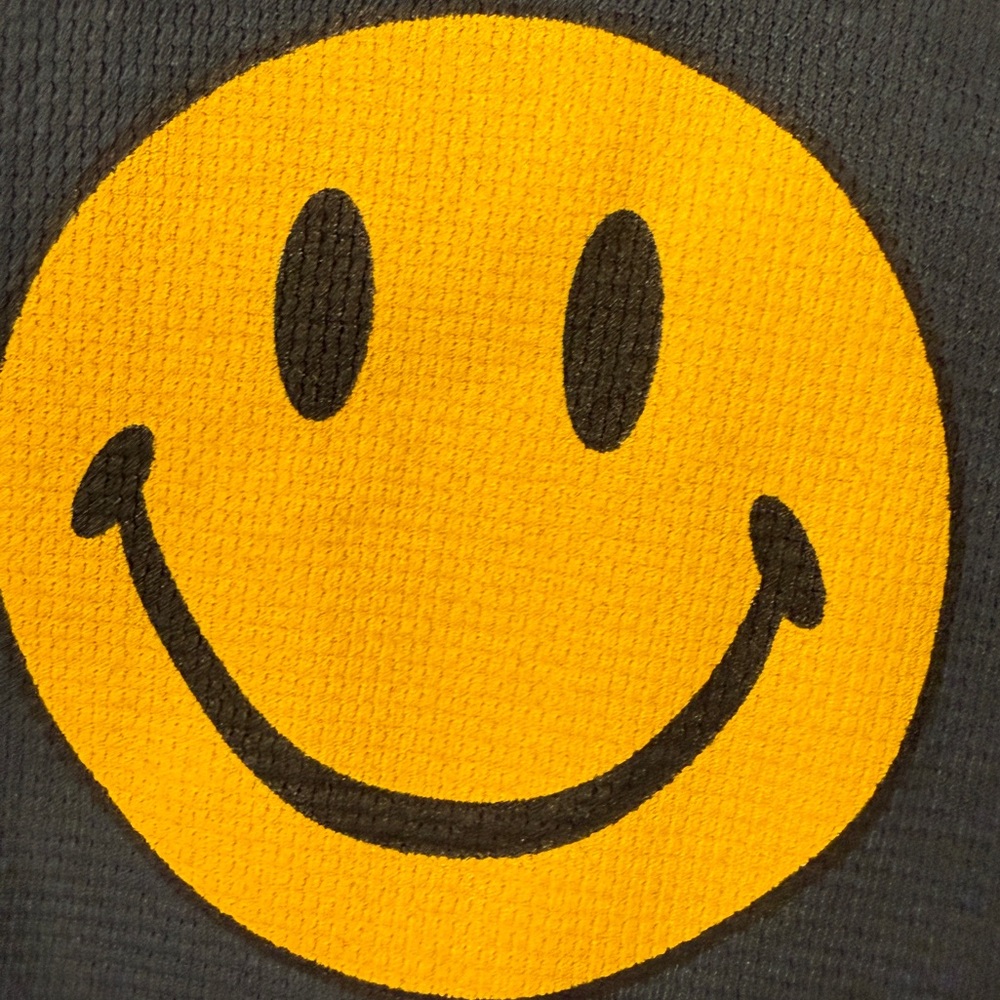 Aviator Nation L/S  Thermal Smiley Top Navy Unisex Medium West Coast Made in USA - Picture 4 of 9